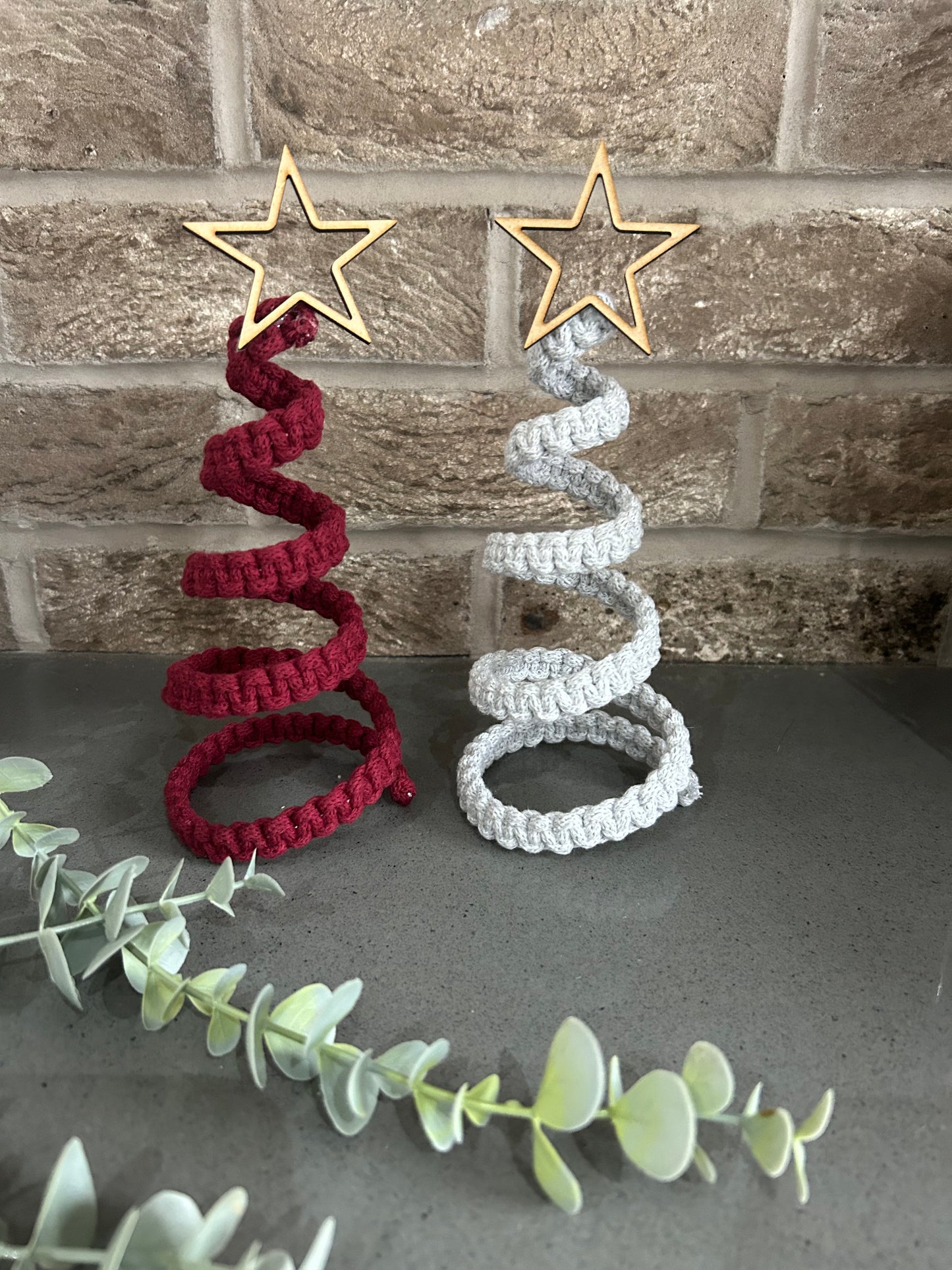 Macrame Spiral Christmas Tree