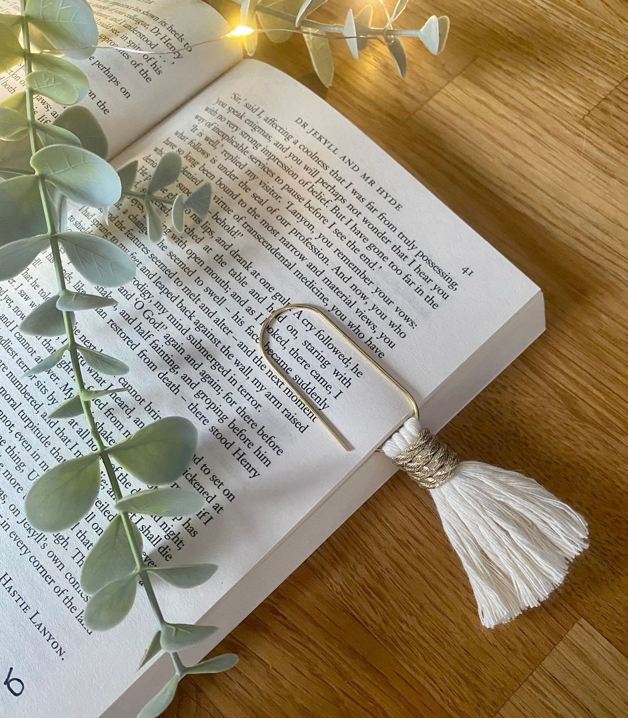 Tassel Paperclip Bookmark
