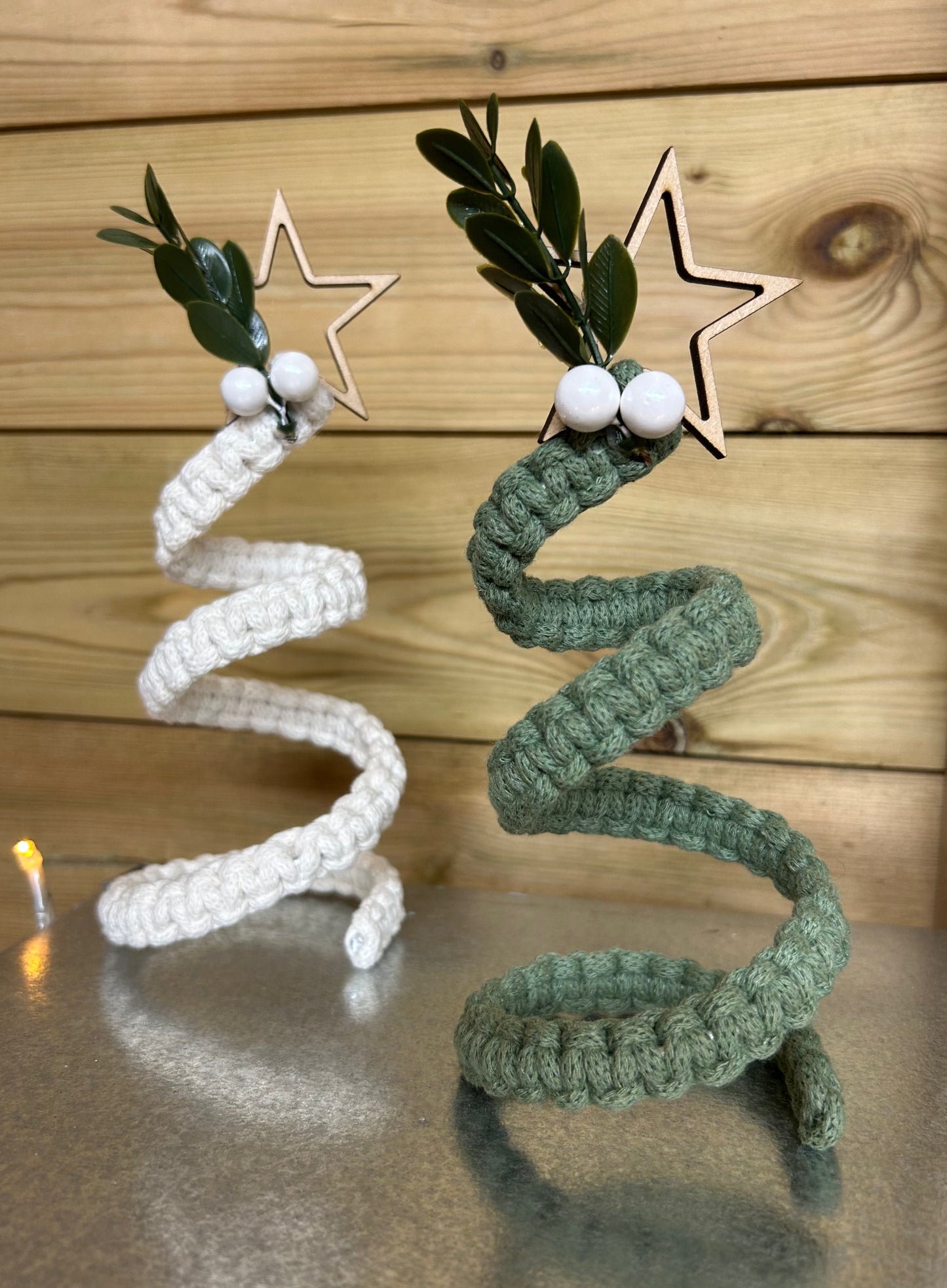 Macrame Spiral Christmas Tree
