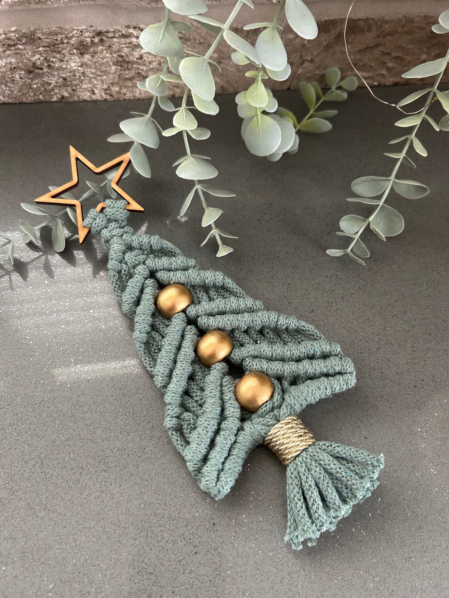 Macrame Christmas Tree Decoration