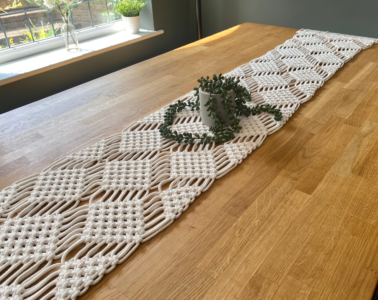 Macrame Table Runner