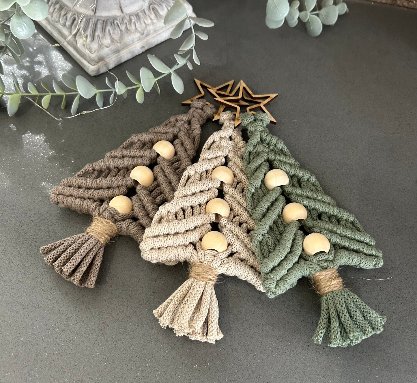 Macrame Christmas Tree Decoration