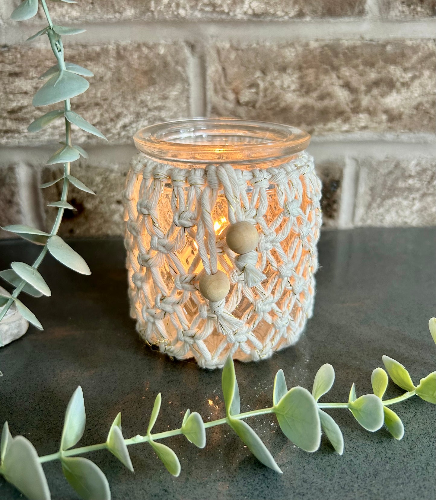 Macrame Tealight Holder