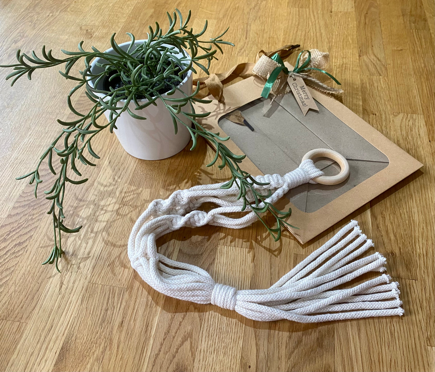 Macrame Mini Plant Hanger Set