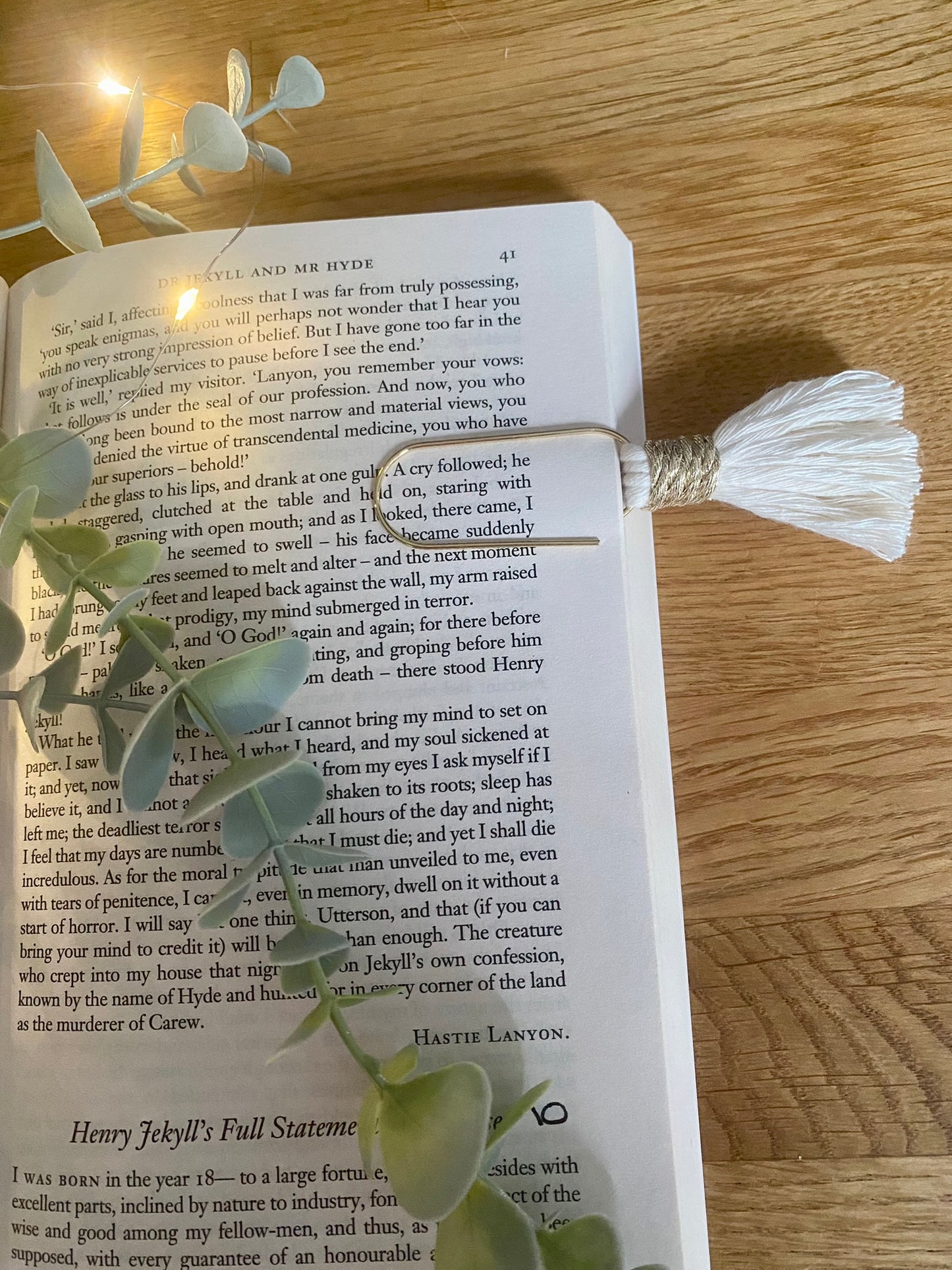 Tassel Paperclip Bookmark