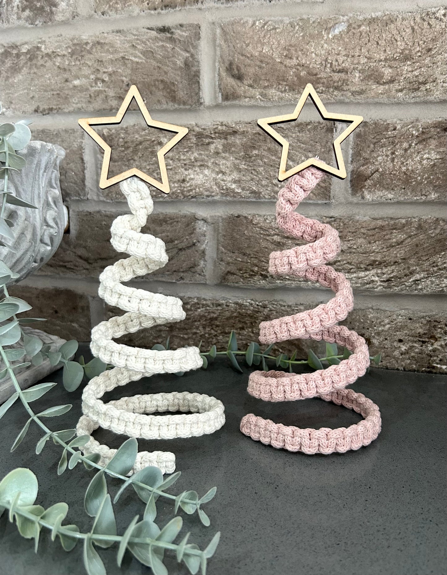 Macrame Spiral Christmas Tree