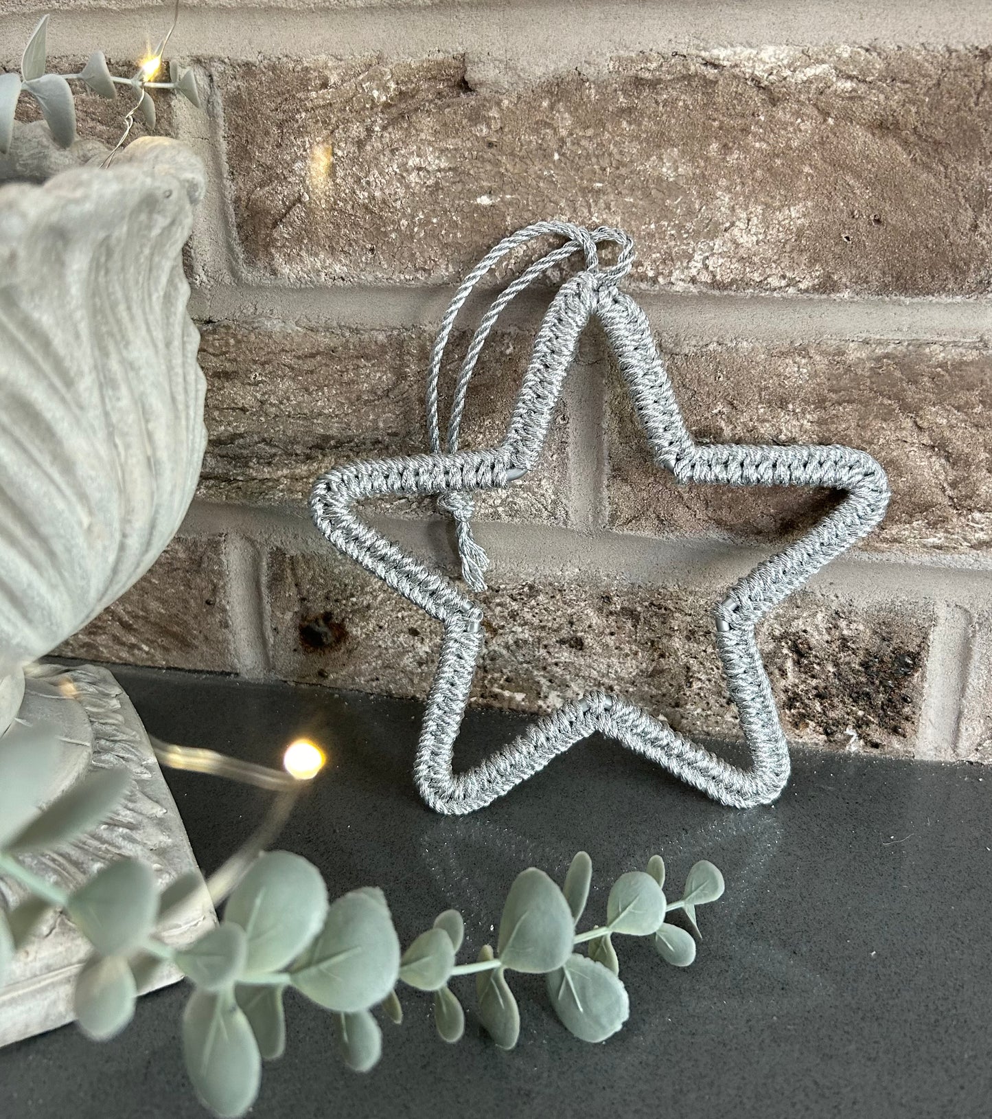 Macrame Metallic Star