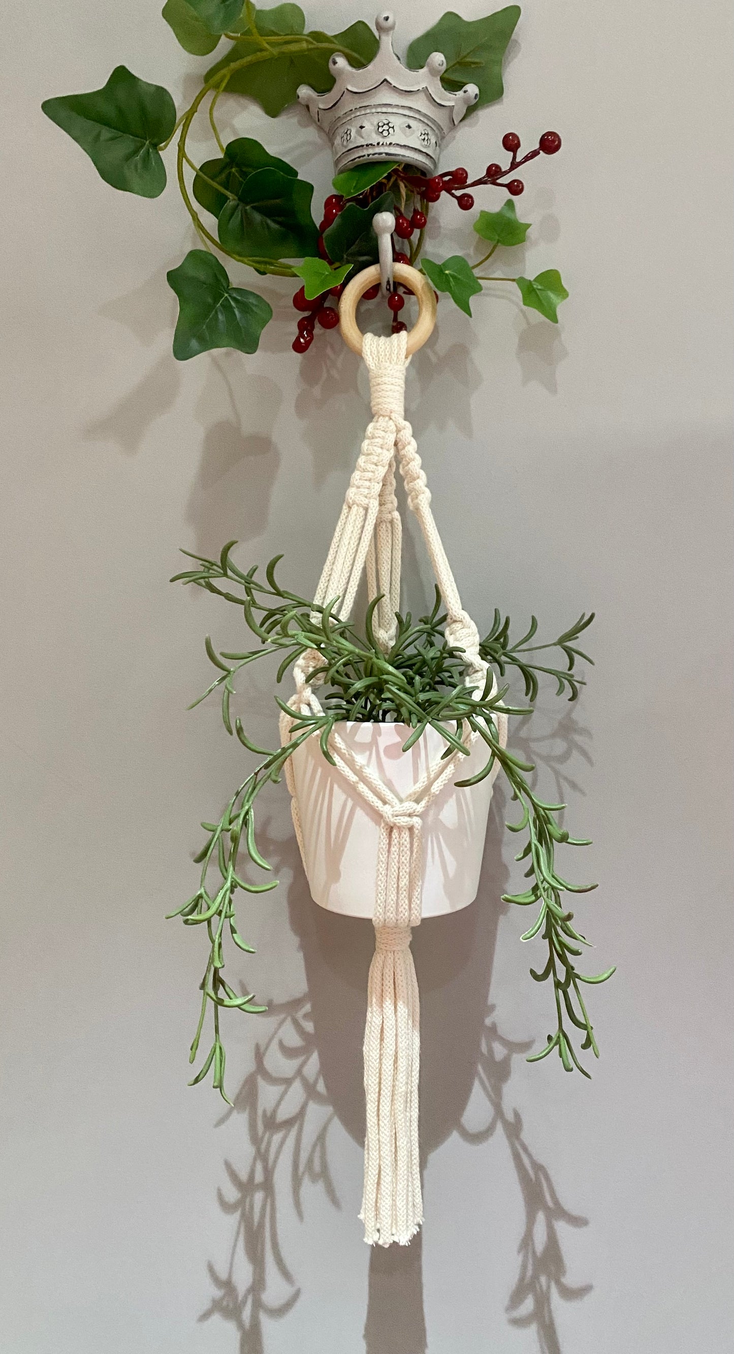 Macrame Mini Plant Hanger Set