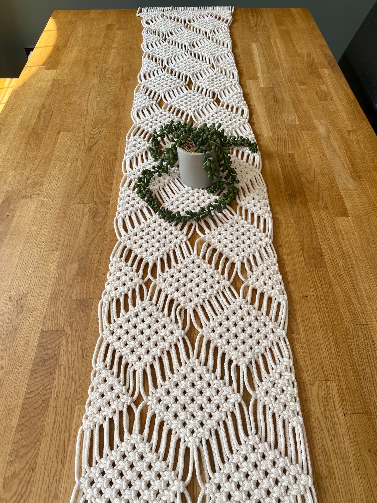 Macrame Table Runner