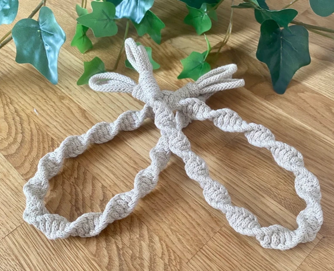 Macrame Twist Curtain Tiebacks