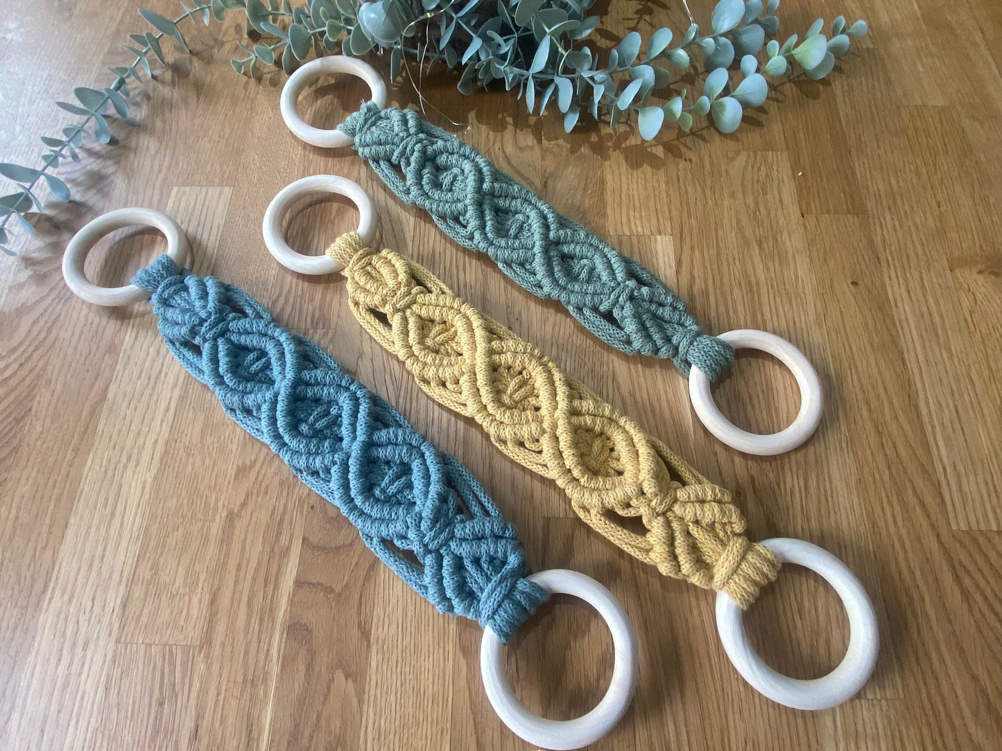 Macrame Tea Towel Holder