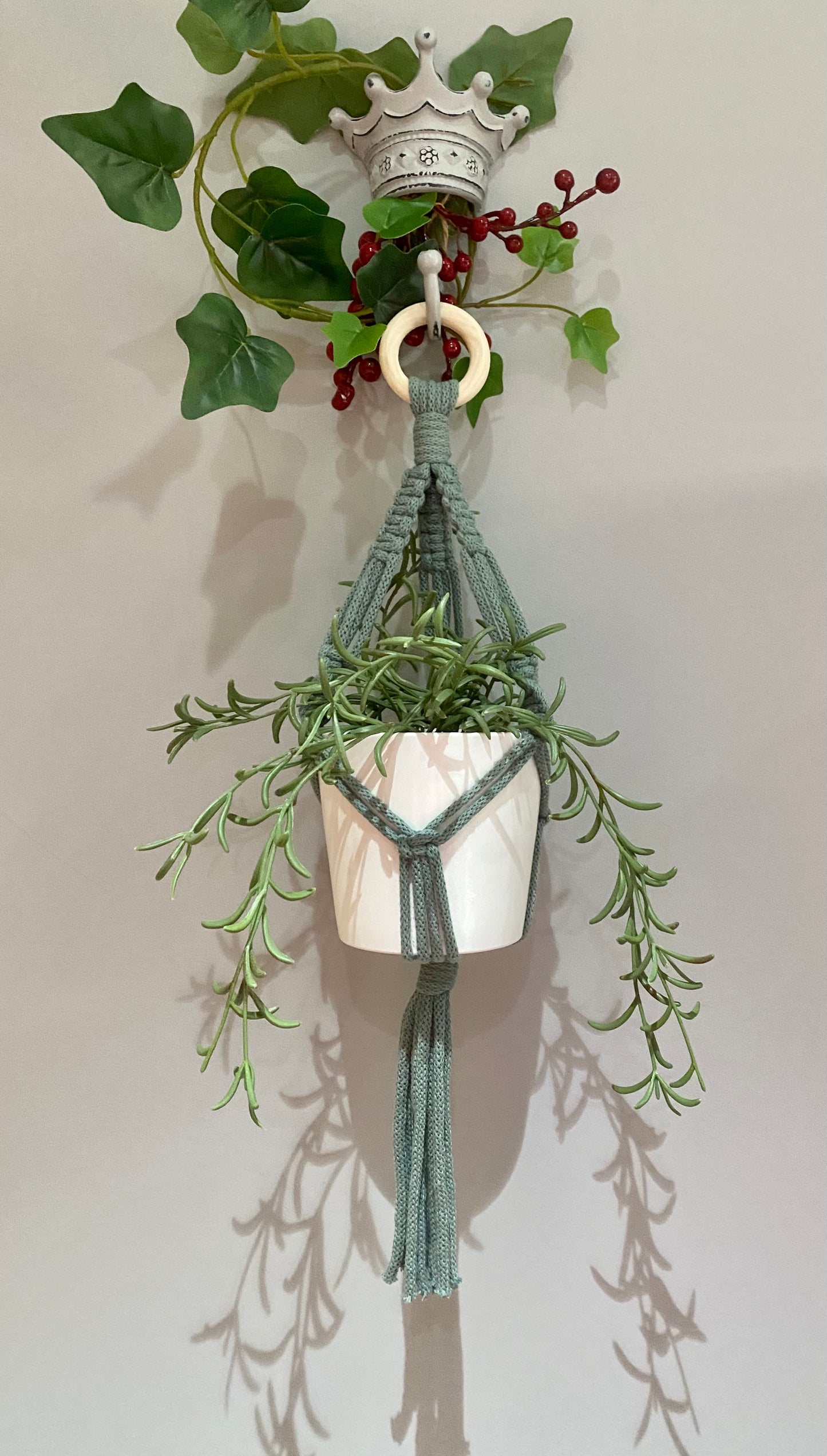 Macrame Mini Plant Hanger Set