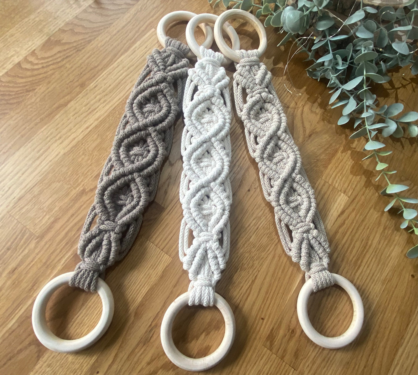 Macrame Tea Towel Holder