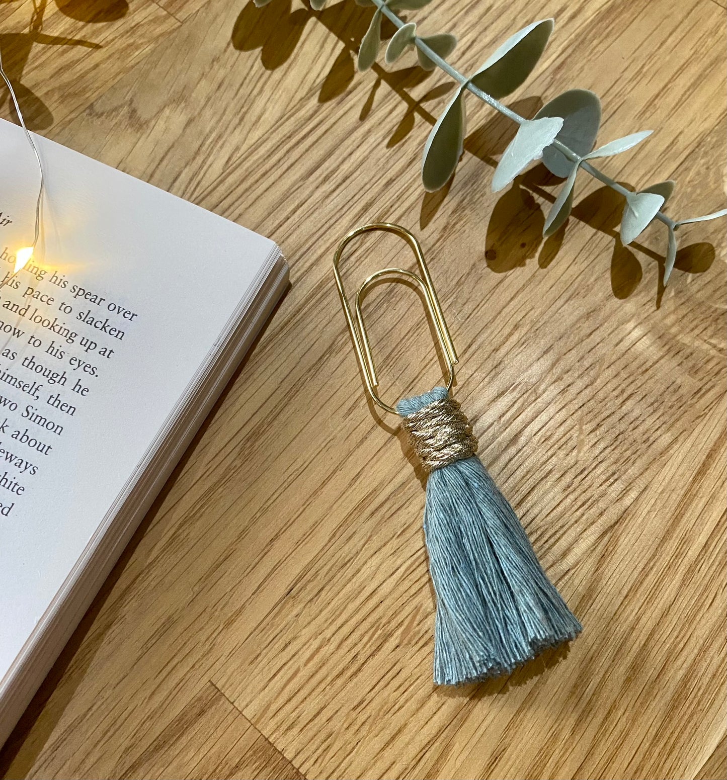 Tassel Paperclip Bookmark