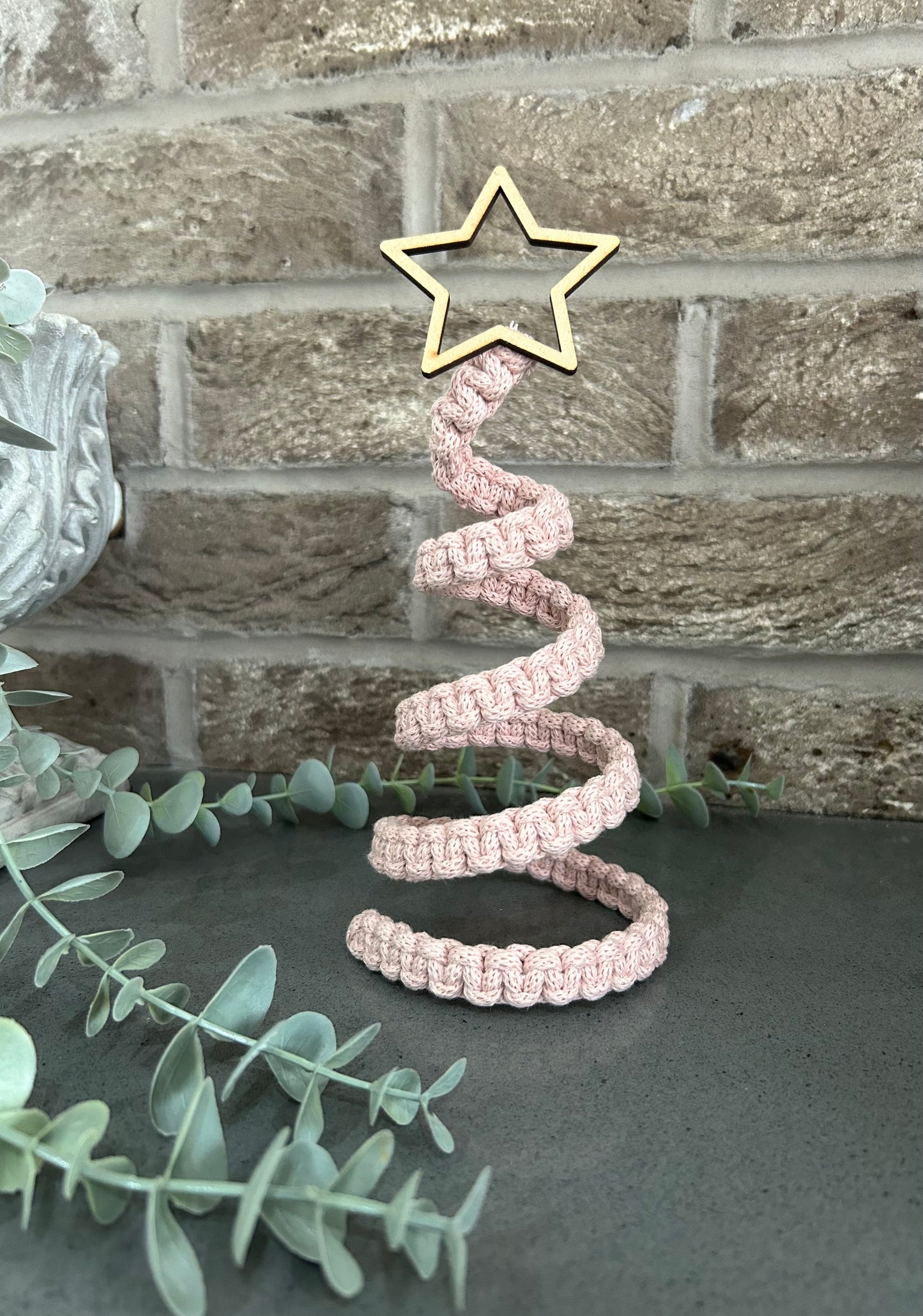 Macrame Spiral Christmas Tree