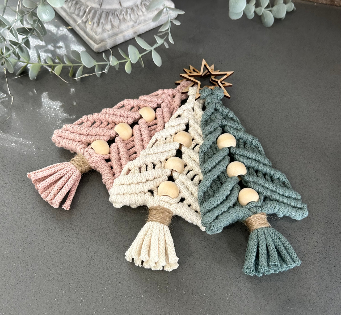 Macrame Christmas Tree Decoration