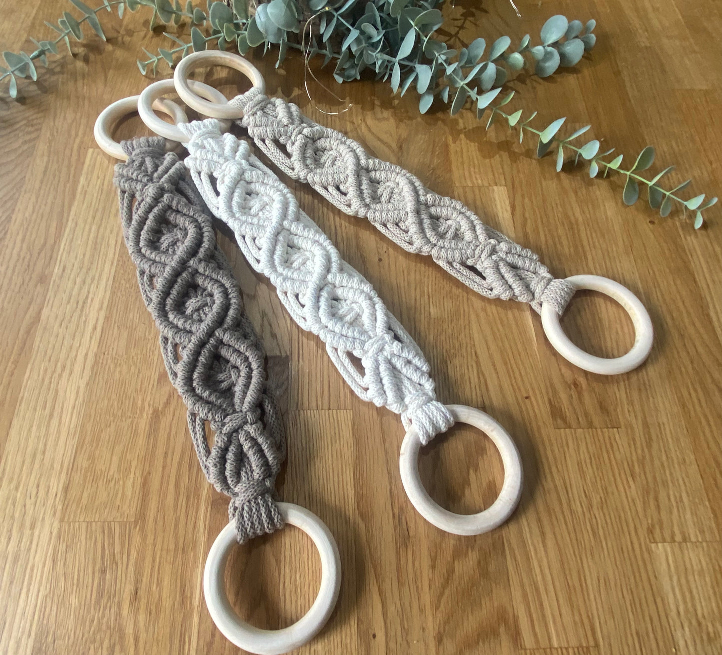 Macrame Tea Towel Holder