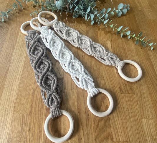 Macrame Tea Towel Holder