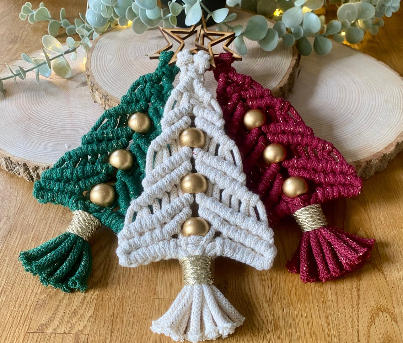 Macrame Christmas Tree Decoration