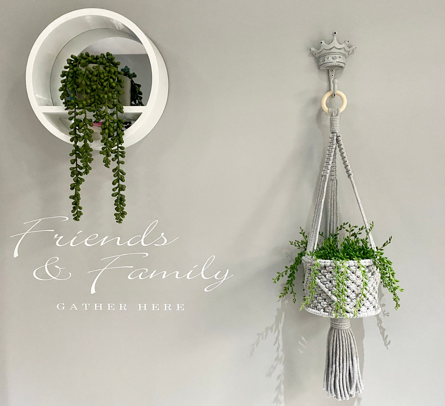 Macrame Hanging Basket