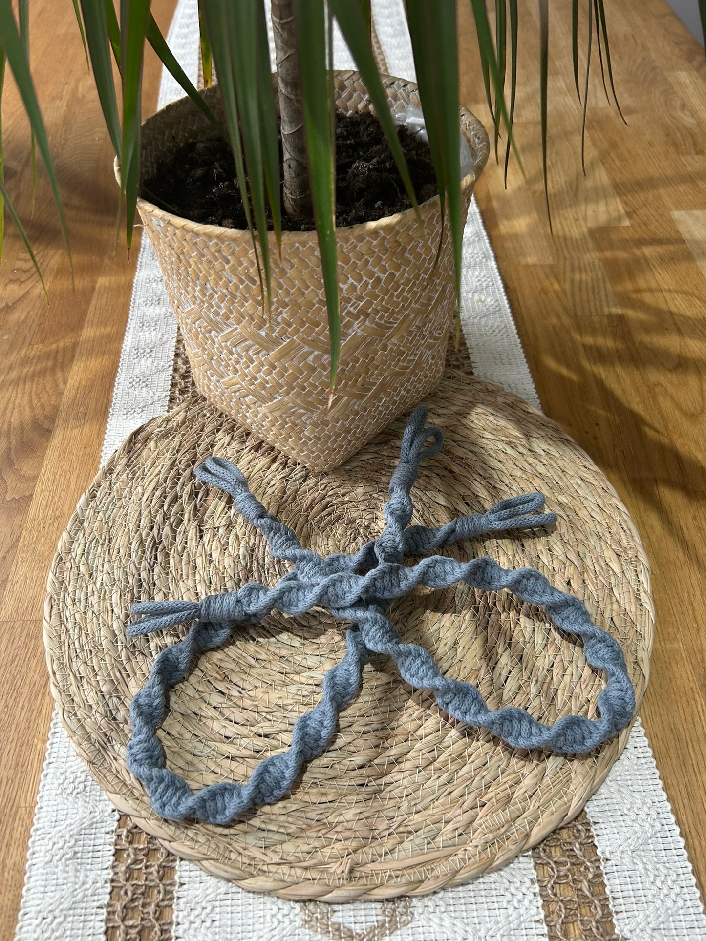 Macrame Twist Curtain Tiebacks