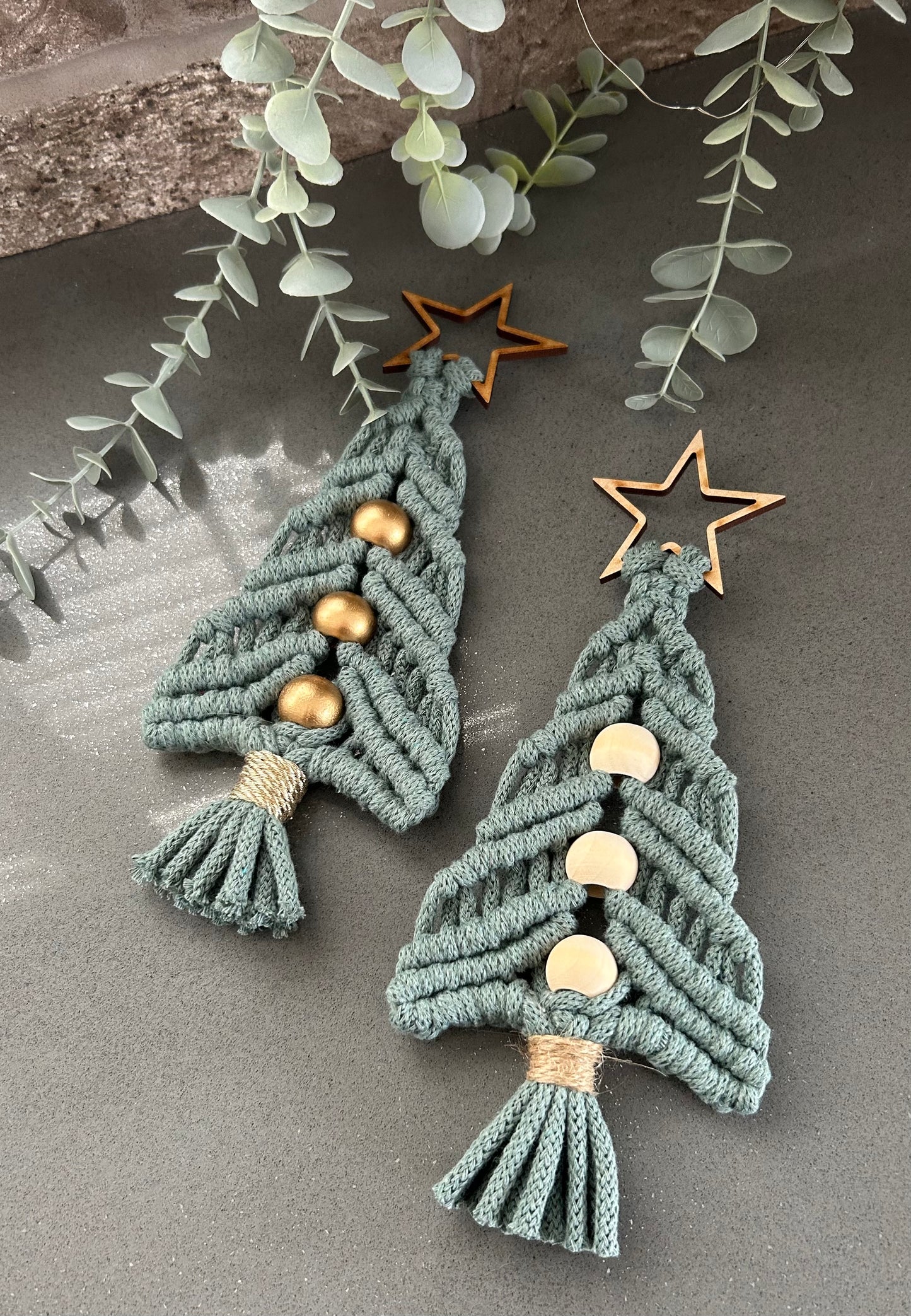 Macrame Christmas Tree Decoration