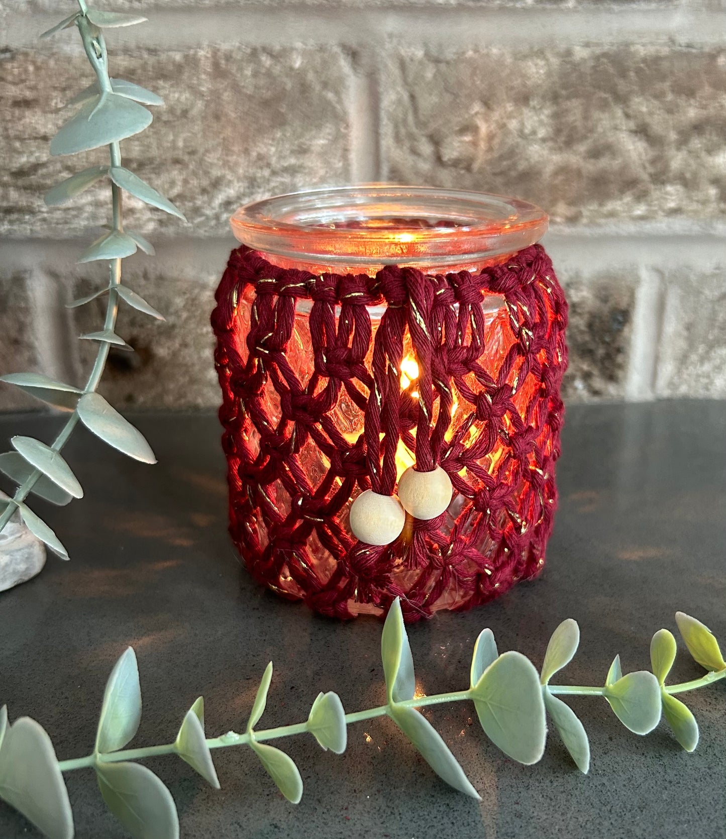 Macrame Tealight Holder