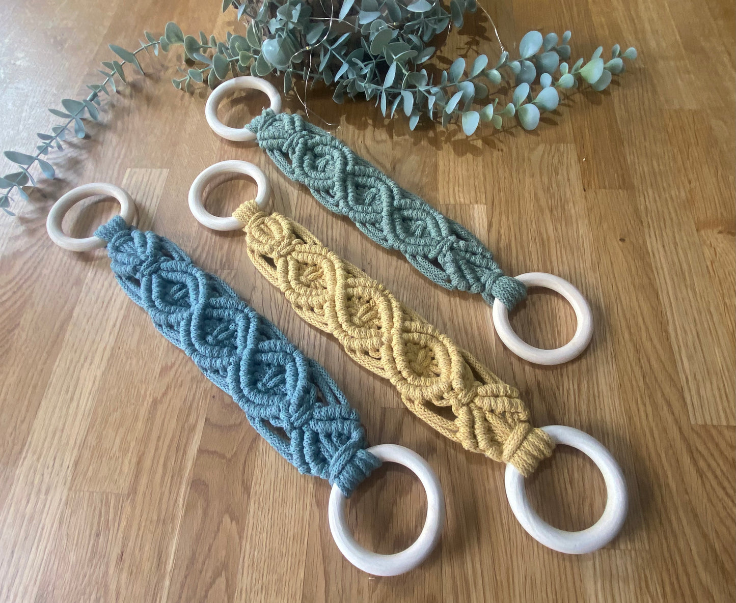 Macrame Tea Towel Holder