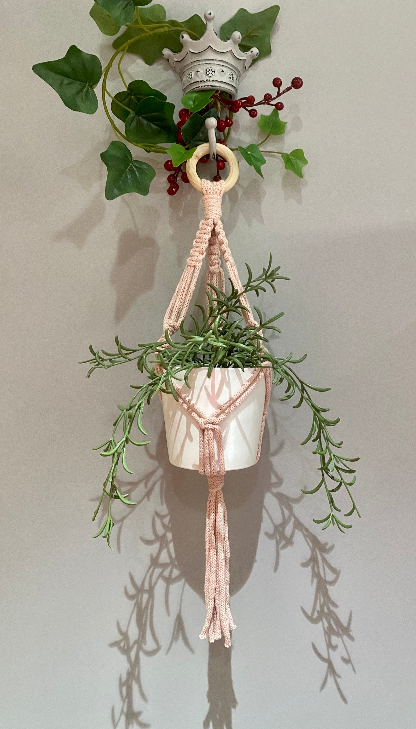 Macrame Mini Plant Hanger Set