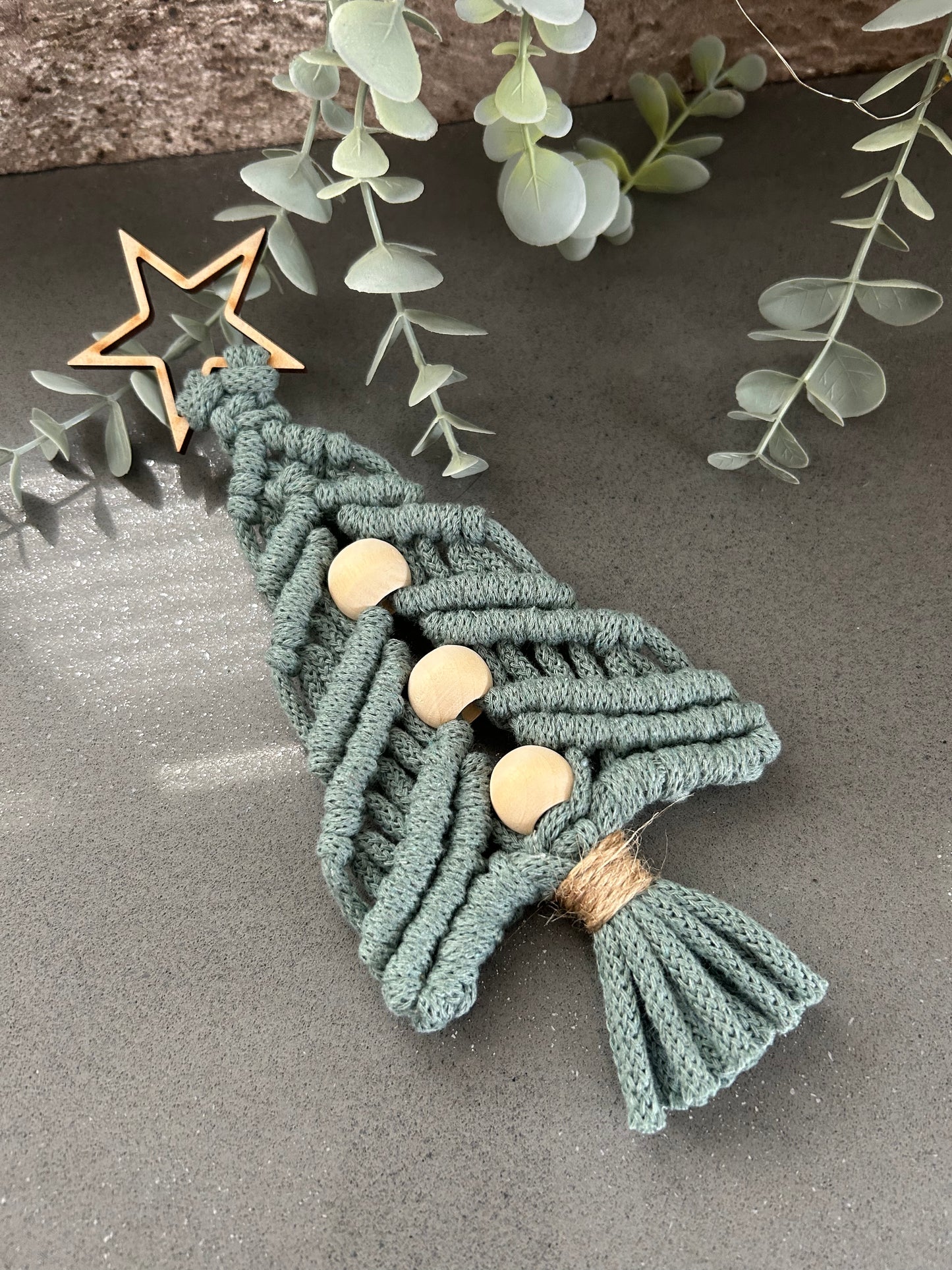 Macrame Christmas Tree Decoration